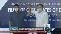 Sen. Bong Go, aatras sa pagtakbo bilang pangulo sa Eleksyon 2022 | SONA