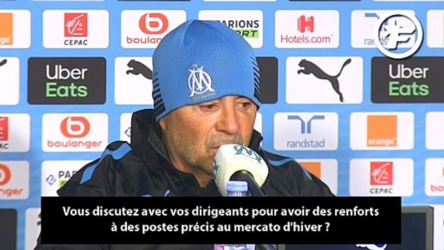 OM : Sampaoli en remet une couche pour le mercato d'hiver