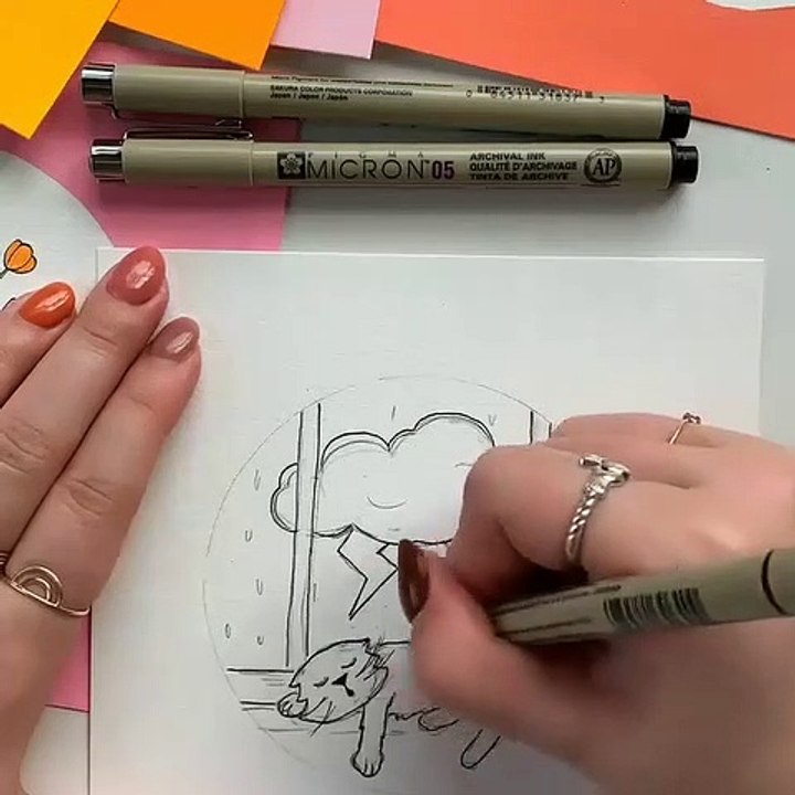 Watercolor Sketch drawing