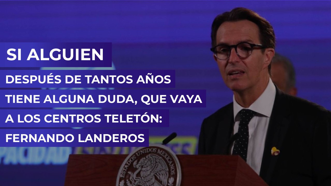Si alguien después de tantos años tiene alguna duda, que vaya a los centros Teletón: Fernando Landeros