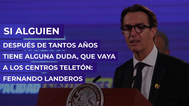Si alguien después de tantos años tiene alguna duda, que vaya a los centros Teletón: Fernando Landeros