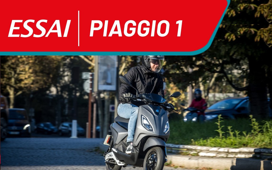 Essai Piaggio 1 : coup de foudre pour le scooter 50 cm3 électrique ?