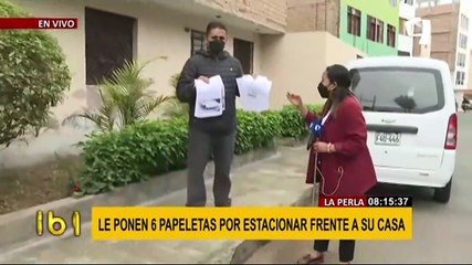 La Perla: denuncian que les colocan papeletas por estacionar autos frente a sus casas