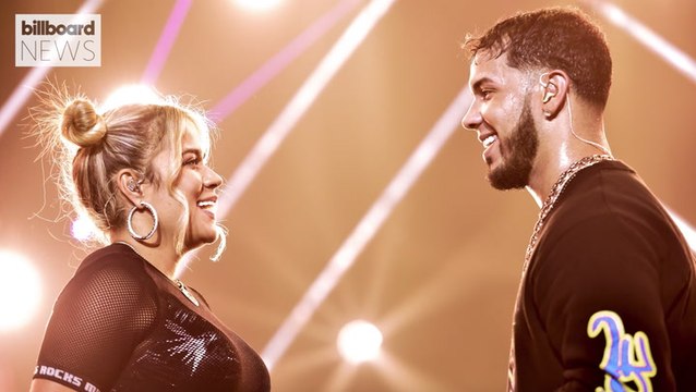 Karol G and Anuel AA Give Surprise On Stage Reunion for First Time Since Breakup | Billboard News