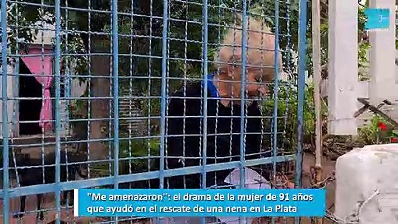 El drama de la mujer de 91 años que ayudó en el rescate de una nena en La Plata
