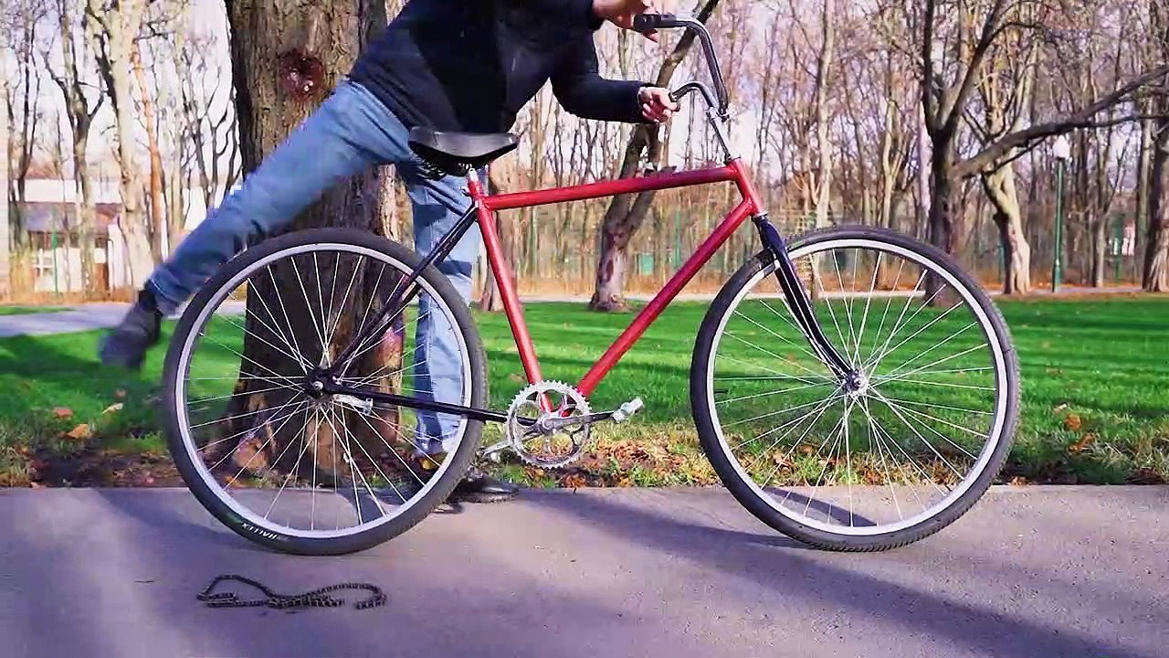 Insane Chainless Bicycle Prototype