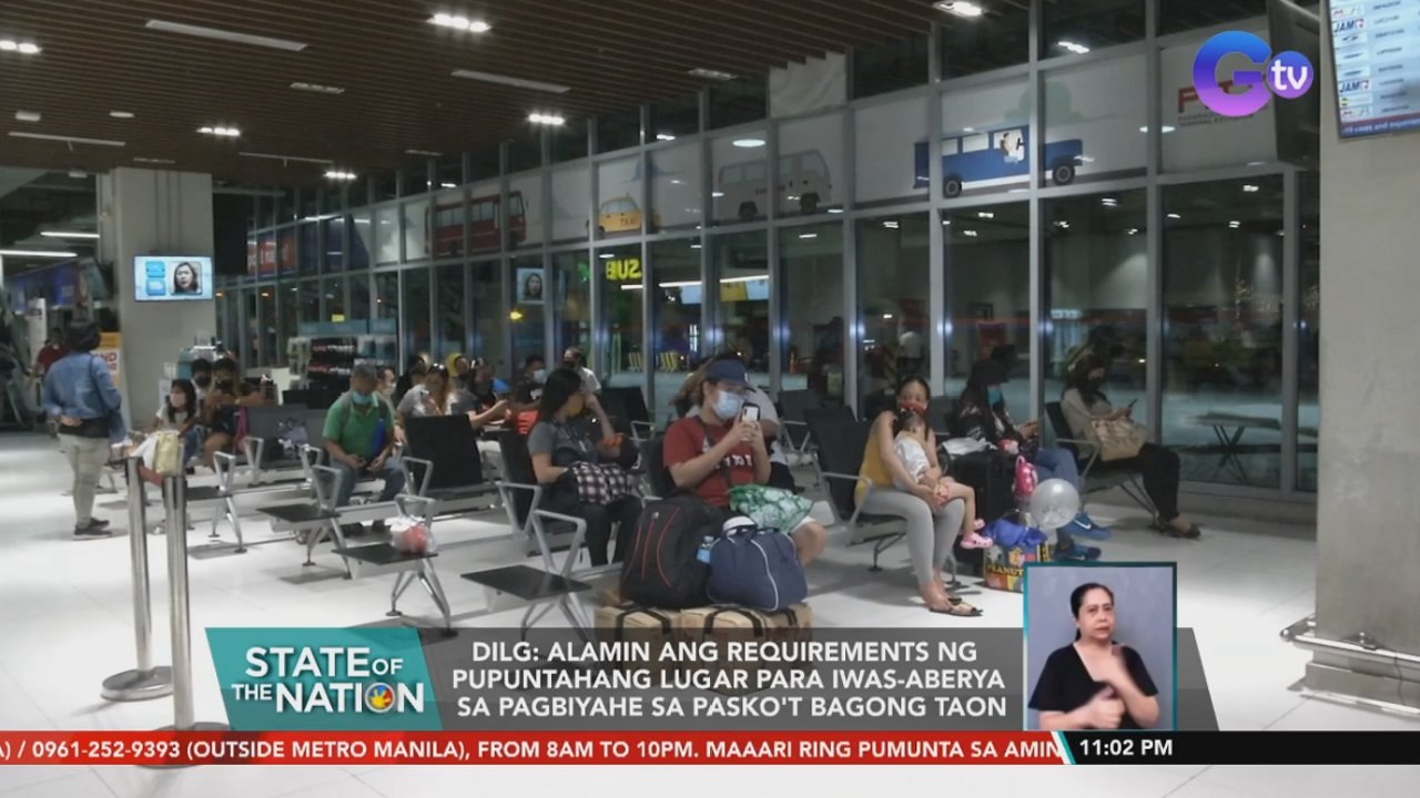 DILG: Alamin ang requirements ng pupuntahang lugar para iwas-aberya sa pagbiyahe sa Pasko't Bagong Taon | SONA