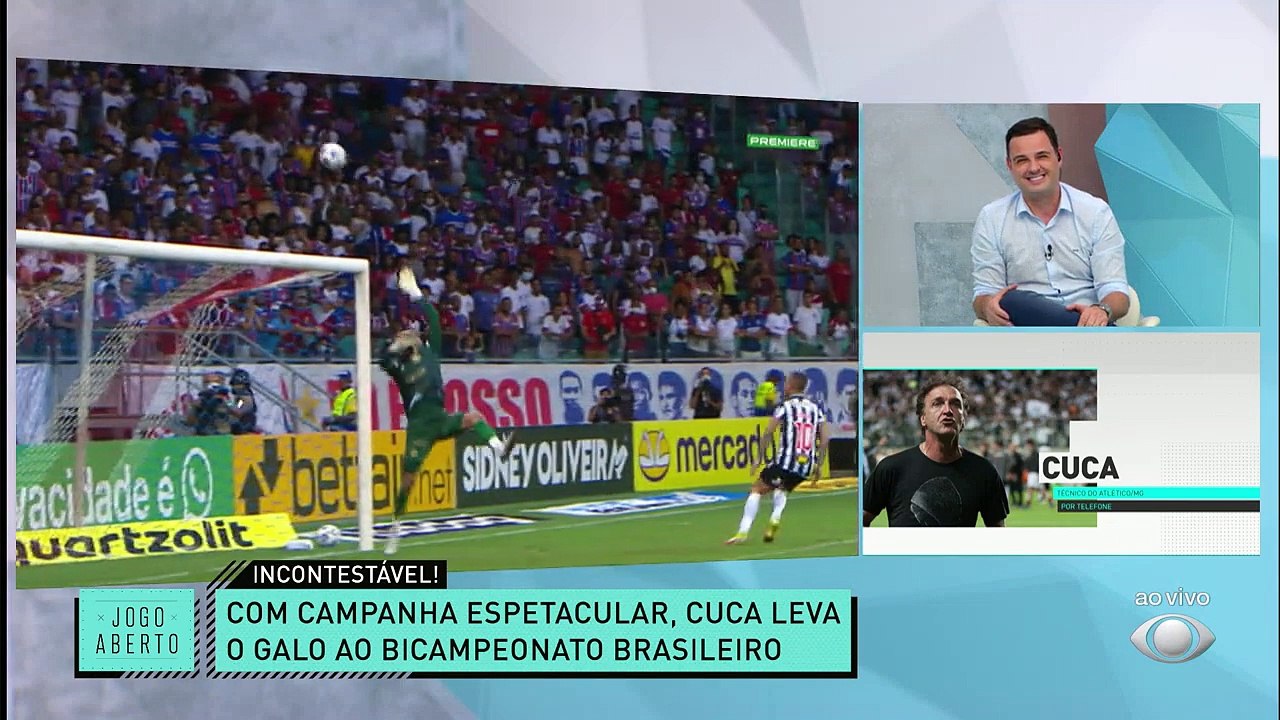CUCA AO VIVO! Um dos maiores destaques desse título brasileiro do Atlético-MG, o técnico Cuca conversou exclusivamente com o Jogo Aberto. E ele abriu o coração! #JogoAberto