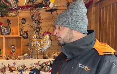 L'invité - L'optimisme d'un artisan du marché de Noël à Reims