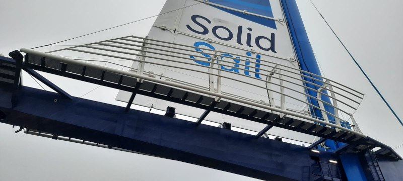 Les Chantiers de l'Atlantique de Saint-Nazaire ont présenté leur prototype de voile pour les paquebots