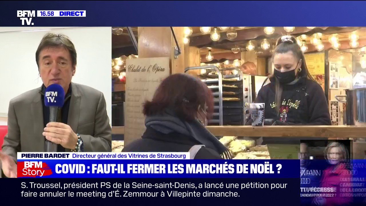 Pour le directeur général des Vitrines de Strasbourg, fermer le marché de Noël serait "une catastrophe économique"