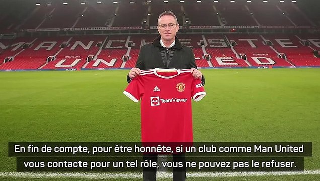 Ralf Rangnick : «Si un club comme Man United vous contacte, vous ne pouvez pas refuser»