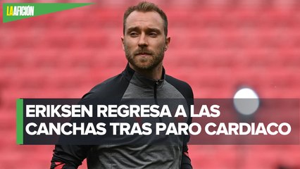 Christian Eriksen vuelve a entrenar luego de 173 días de sufrir paro cardiaco