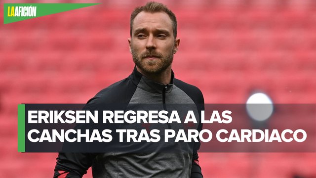 Christian Eriksen vuelve a entrenar luego de 173 días de sufrir paro cardiaco