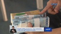 Eligible GSIS pensioners, may makukuha nang cash gift simula sa Dec. 6 | Saksi