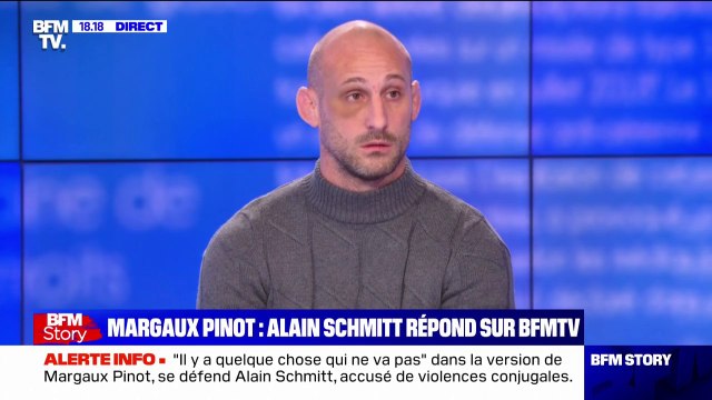 Alain Schmitt sur les accusations de Margaux Pinot: Je n'ai jamais battu une femme de ma vie