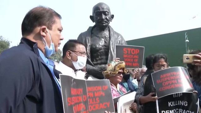 Should suspended Rajya Sabha MPs apologise for their conduct?