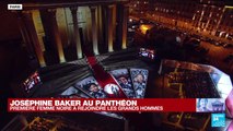 Panthéonisation de Joséphine Baker : la façade du Panthéon s'illumine