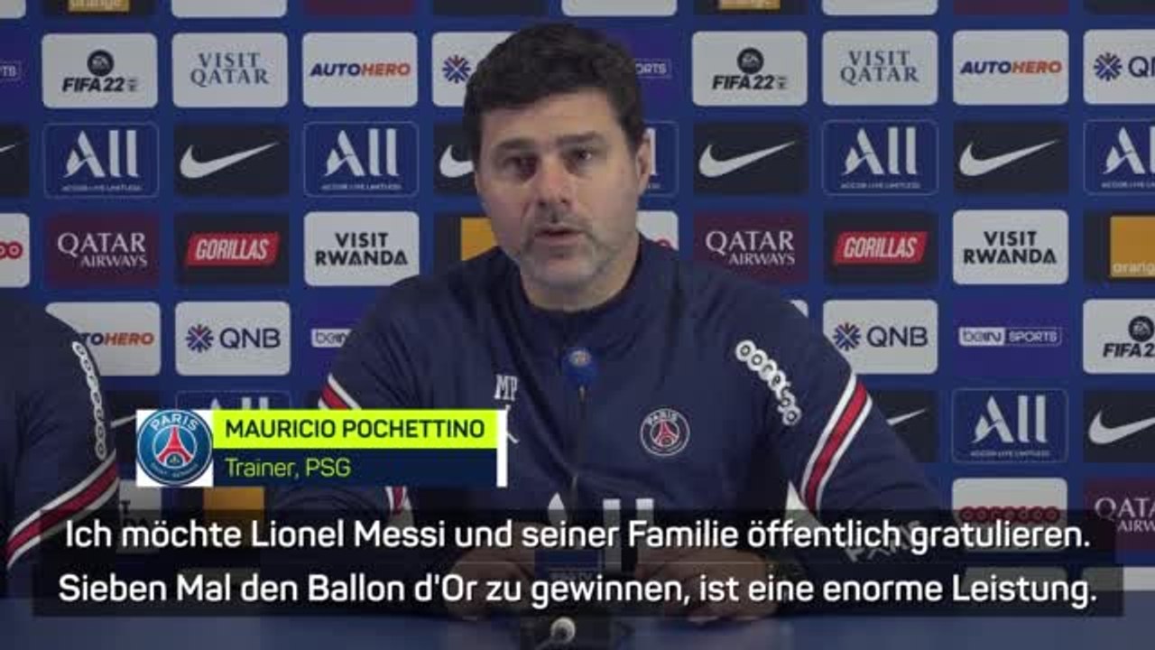 Pochettino: "Messi hat verdient gewonnen"