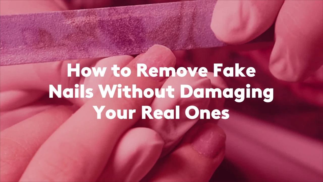 How to Remove Fake Nails Without Damaging Your Real Ones