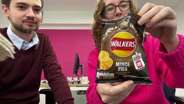 Christmas food reviews: Mince pie and roast potato flavoured crisps