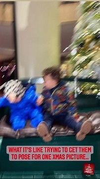 Isaiah et Kenna à Strasbourg avec leurs parents M. Pokora et Christina Milian.