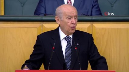 Devlet Bahçeli partisinin grup toplantısında konuştu