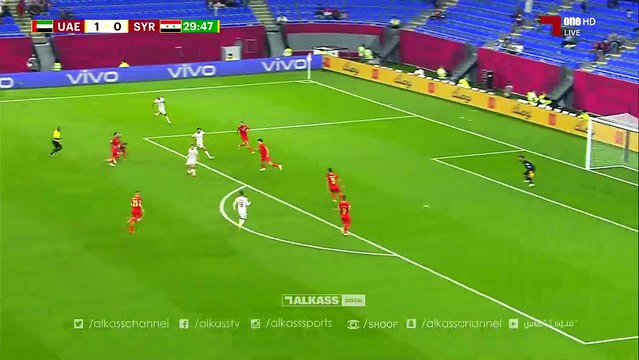 هدف منتخب الإمارات الثانى ضد سوريا