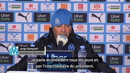 OM - Sampaoli sur le mercato : ”Je parle au président tous les jours”