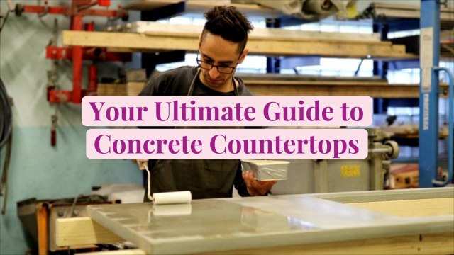 Your Ultimate Guide to Concrete Countertops