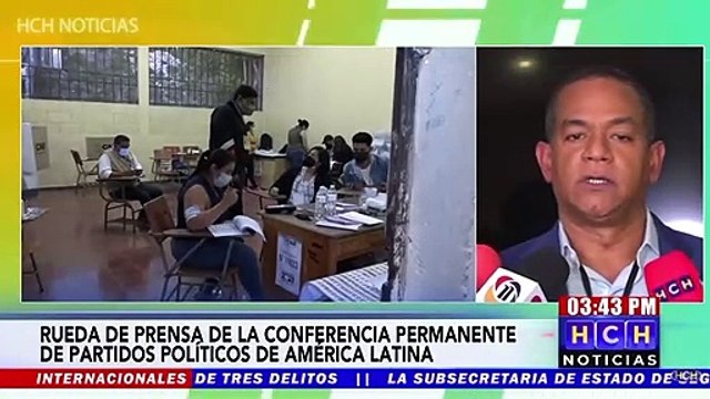 Masiva participación y prudencia de candidatos, destaca informe de la Conferencia Permanente de Partidos Políticos en América Latina y el Caribe