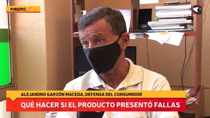 Qué hacer si el producto presentó fallas