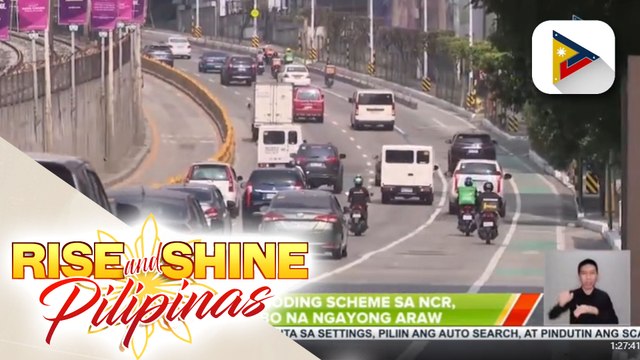 Number coding scheme sa NCR, epektibo na ngayong araw; PUVs, garbage, at fuel trucks, exempted sa number coding scheme