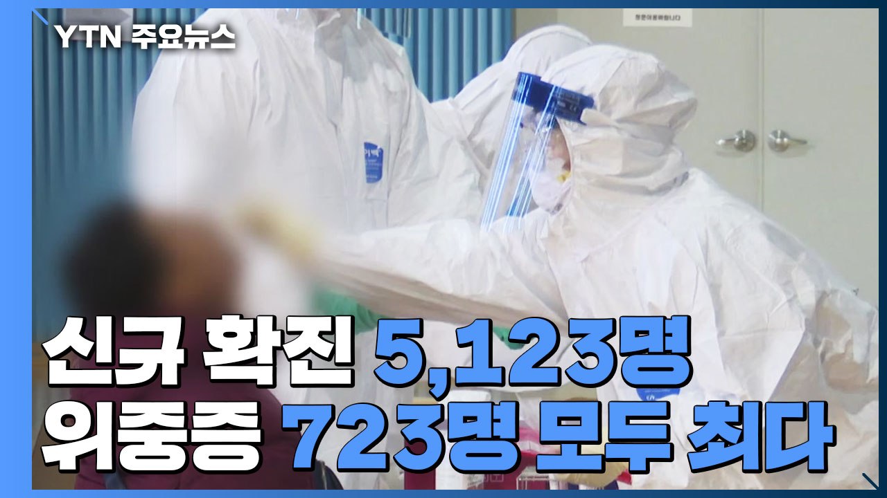 신규 확진 5,123명·위중증 723명 모두 역대 최다 / YTN