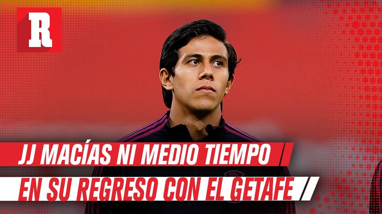 JJ Macías salió lesionado apeas a los 25 minutos de  juego con el Getafe