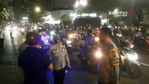 Demo UMK Buruh Blokade Jalan Protokol Surabaya