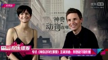 娱乐播报 Fantastic Beasts and Where to Find Them: Eddie Redmayne & Katherine Waterston Interview