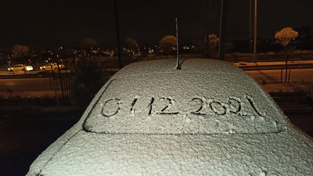 Ankara’da yüksek kesimlere mevsimin ilk karı yağdı