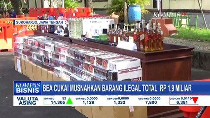 Barang Bukti Sitaan Bea Cukai Surakarta Dimusnahkan, Nilainya Sampai Rp1,9 Miliar!
