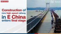 Construction of new high-speed railway in E China enters final stage | The Nation Thailand