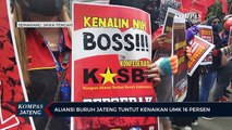Aliansi Buruh Jateng Tuntut Kenaikan UMK 16 Persen