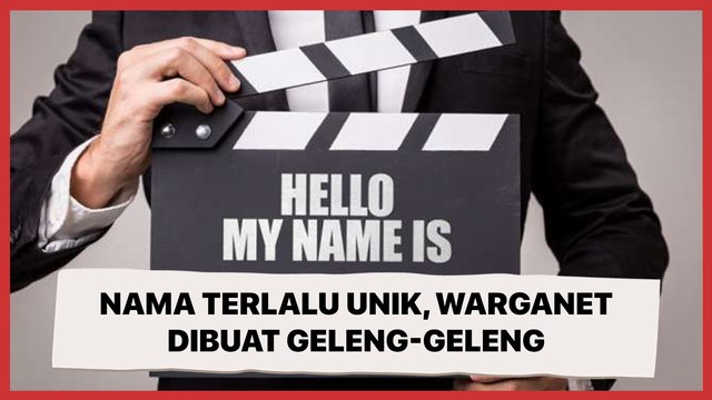 Nama Terlalu Unik, Pria Ini Sampai Bohong Saat Kenalan, Warganet Dibuat Geleng-geleng