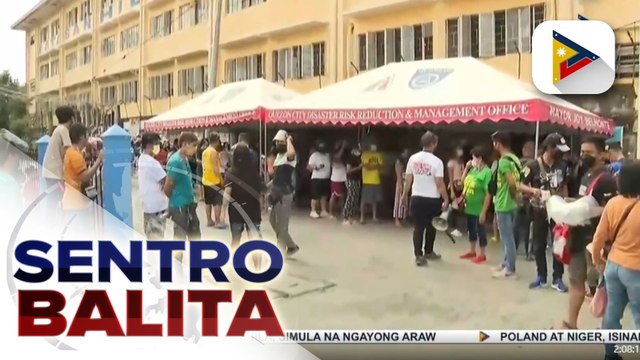 Mga humahabol sa huling araw ng Bayanihan, Bakunahan sa QC, dagsa