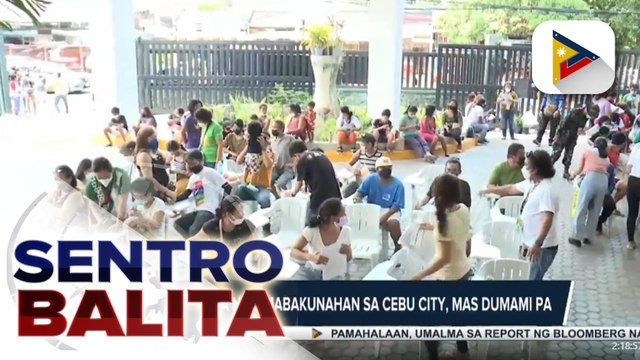 Bilang ng mga nais mabakunahan sa Cebu City, mas dumami pa; grupo ng mga volunteer na medical students, nakiisa sa Bayanihan, Bakunahan