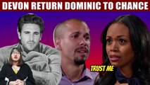 The Young And The Restless Amanda promises to give Devon a child if he returns Dominic to Chance