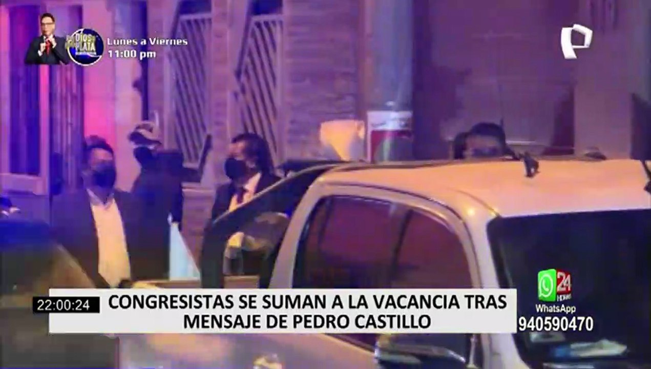 Congreso: bancadas reaccionaron tras mensaje a la Nación de Pedro Castillo