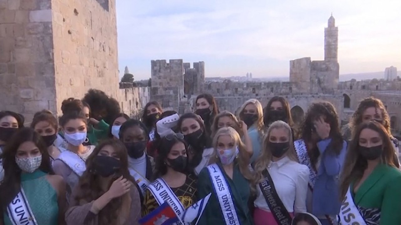 Kontestan Miss Universe ke-70 Kunjungi Yerusalem
