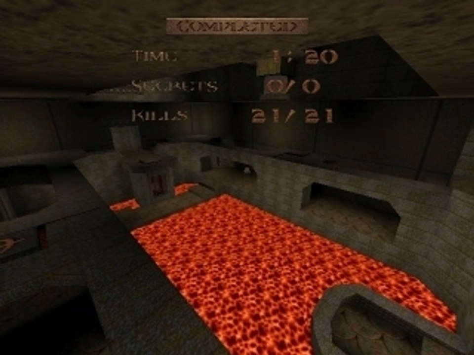 Let's Play Quake E1M7: House of Chthon