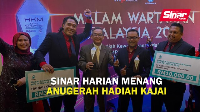 Sinar Harian menang anugerah Hadiah Kajai