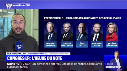 Le vote pour le premier tour du Congrès LR s'est ouvert ce mercredi